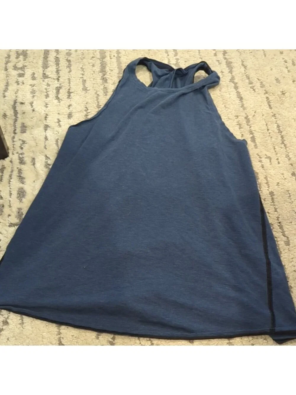 Lululemon All Tied Up Tank Wee Stripe Heathered Black Poseidon